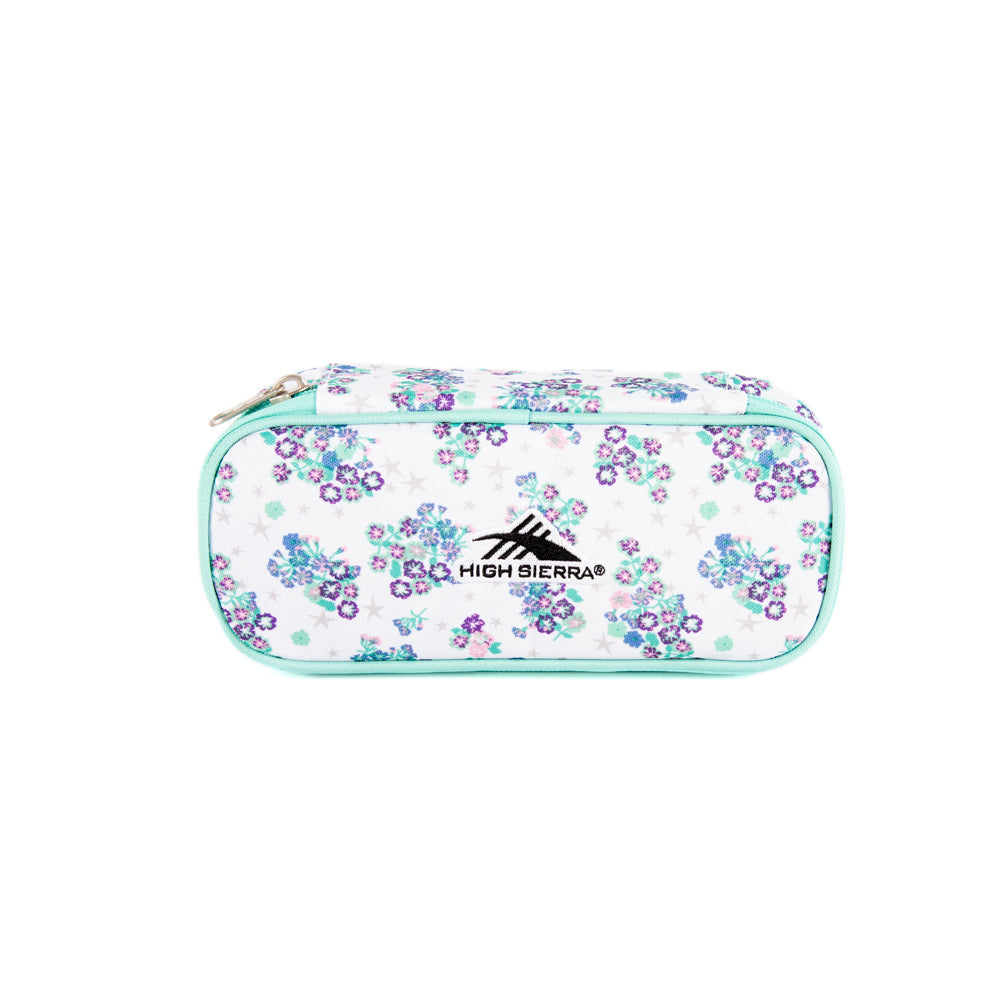 High Sierra Icon Slim Pencil Case Star Floral/Aquamarine