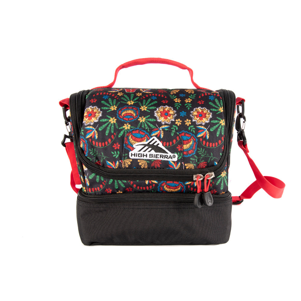 High Sierra Lunch Box western Stitch Black Crimson Out of the Blue
