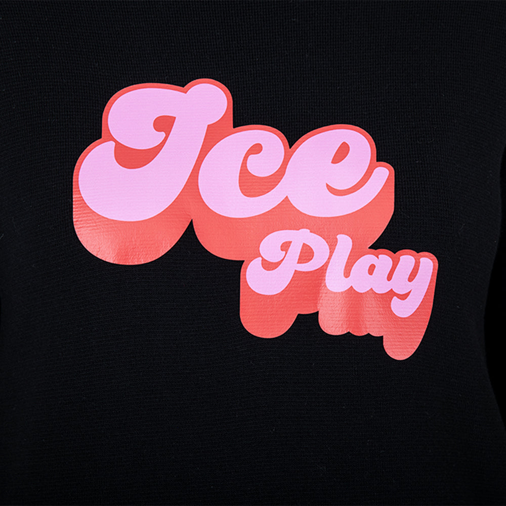 Ice Play Women's Black Knitted Dress
