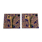 Sophia Nike Gold Maze Coasters Gold
