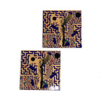 Sophia Nike Gold Maze Coasters Gold