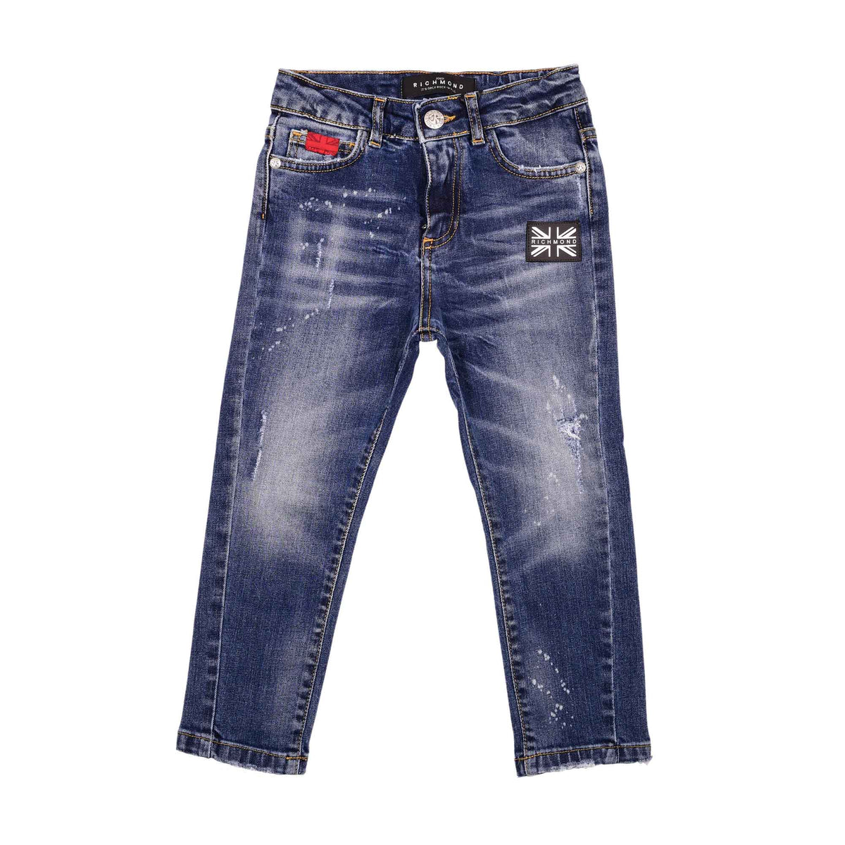  John Richmond Kids Denim Jeans Blue