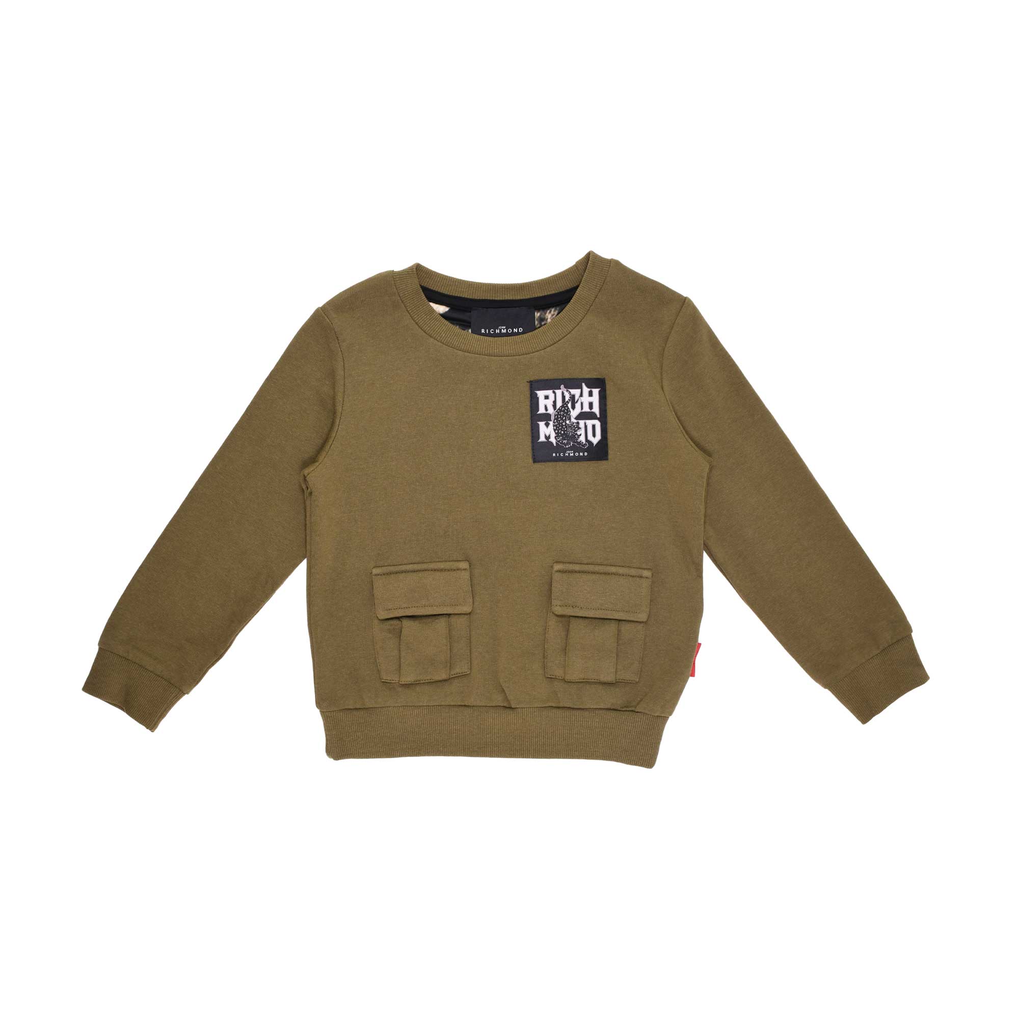 John Richmond Kids Military Green Jogging Suit