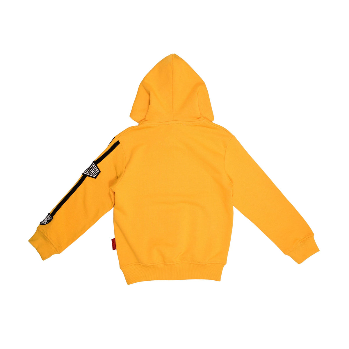 John Richmond Kids Boys Yellow Logo Hooded Sweatshirt