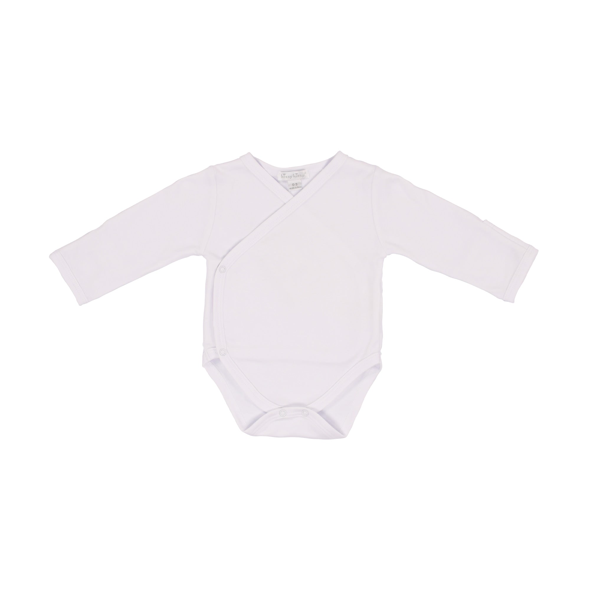 Kissy Kissy  Classic White Bodysuit For Newborn Baby