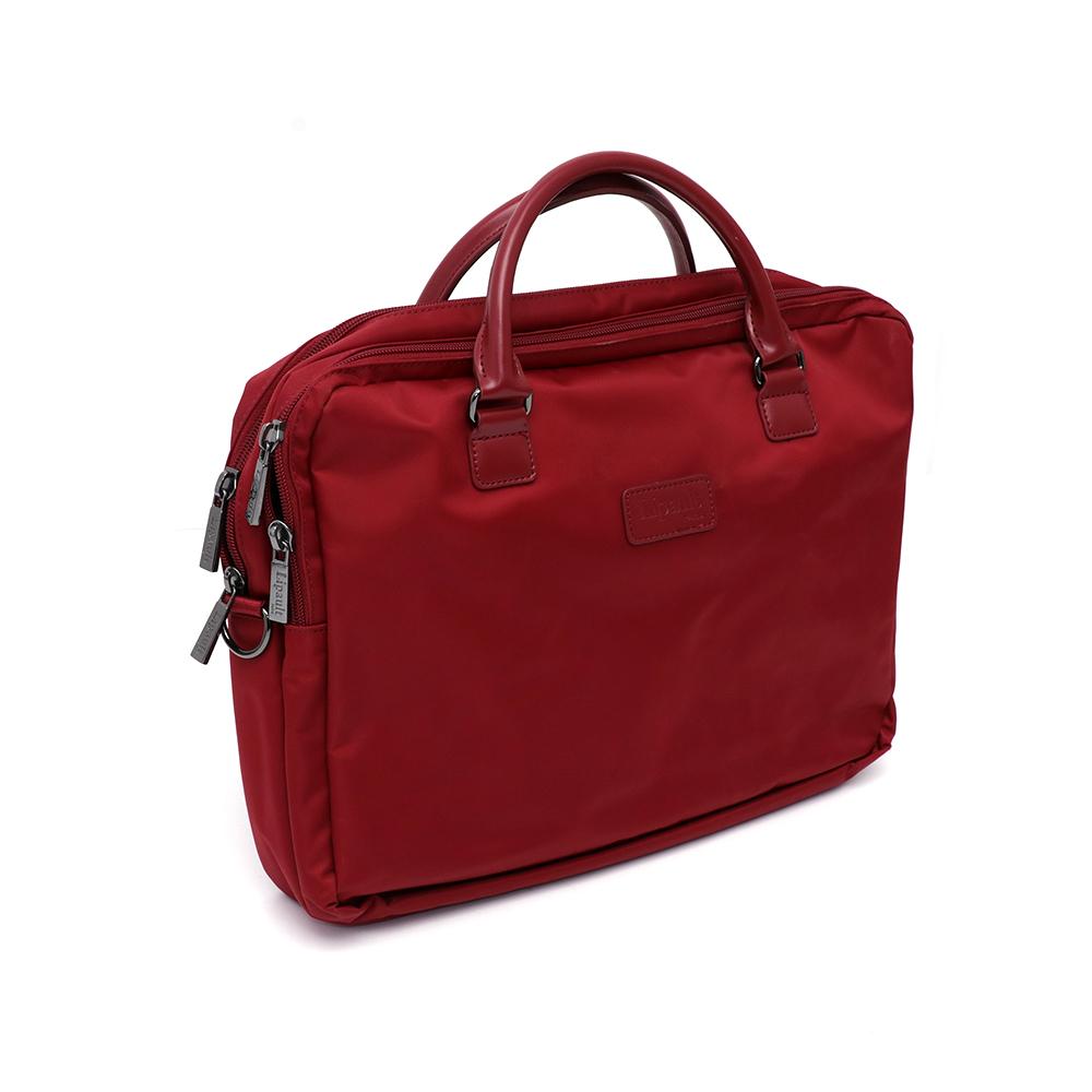 Lipault Lady Plume Lapt Bailhandle 15.6" Ruby