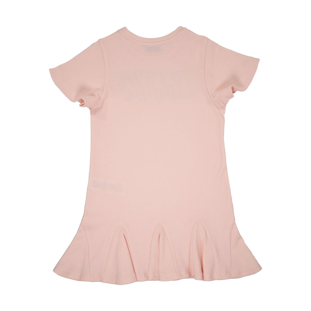 Lanvin Kids Tropical Applique Pink Dress