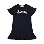 Lanvin Kids Tropical Applique Pink Dress