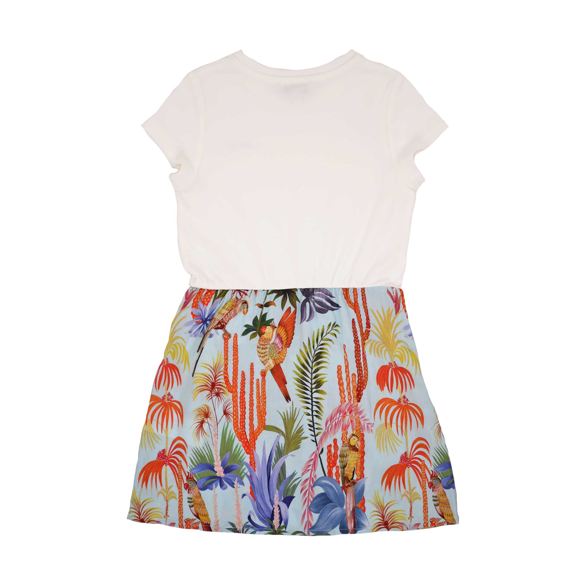 Lanvin Kids Summer Print T-Shirt Dress