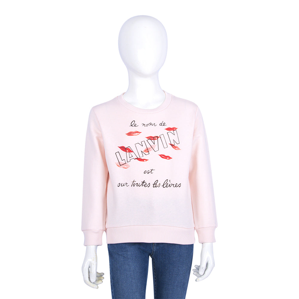 Lanvin Kids Pink Sweatshirt
