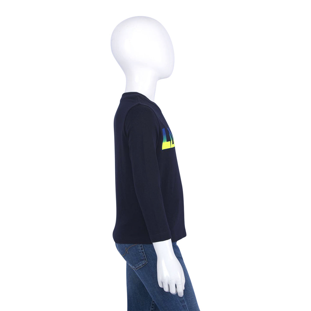 Lanvin Kids Navy T-Shirt Ls