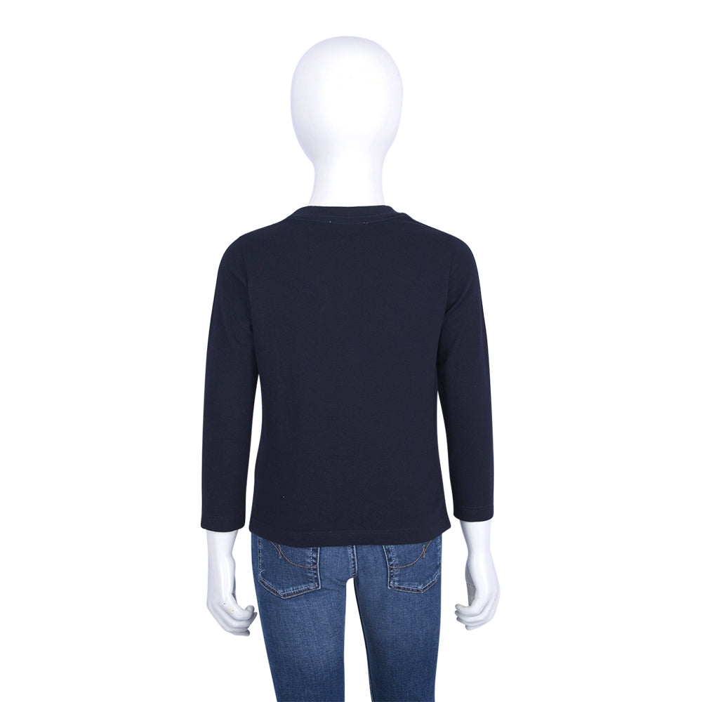 Lanvin Kids Navy T-Shirt Ls