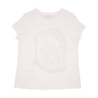 Lanvin Logo Print White T-Shirt For Kids SS22