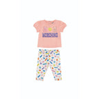Moschino White Toy Kindies Set T-Shirt & Leggings
