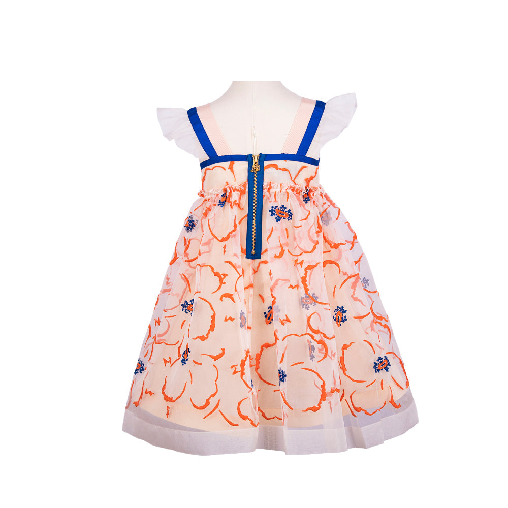 Mimisol Pink Printed Dress