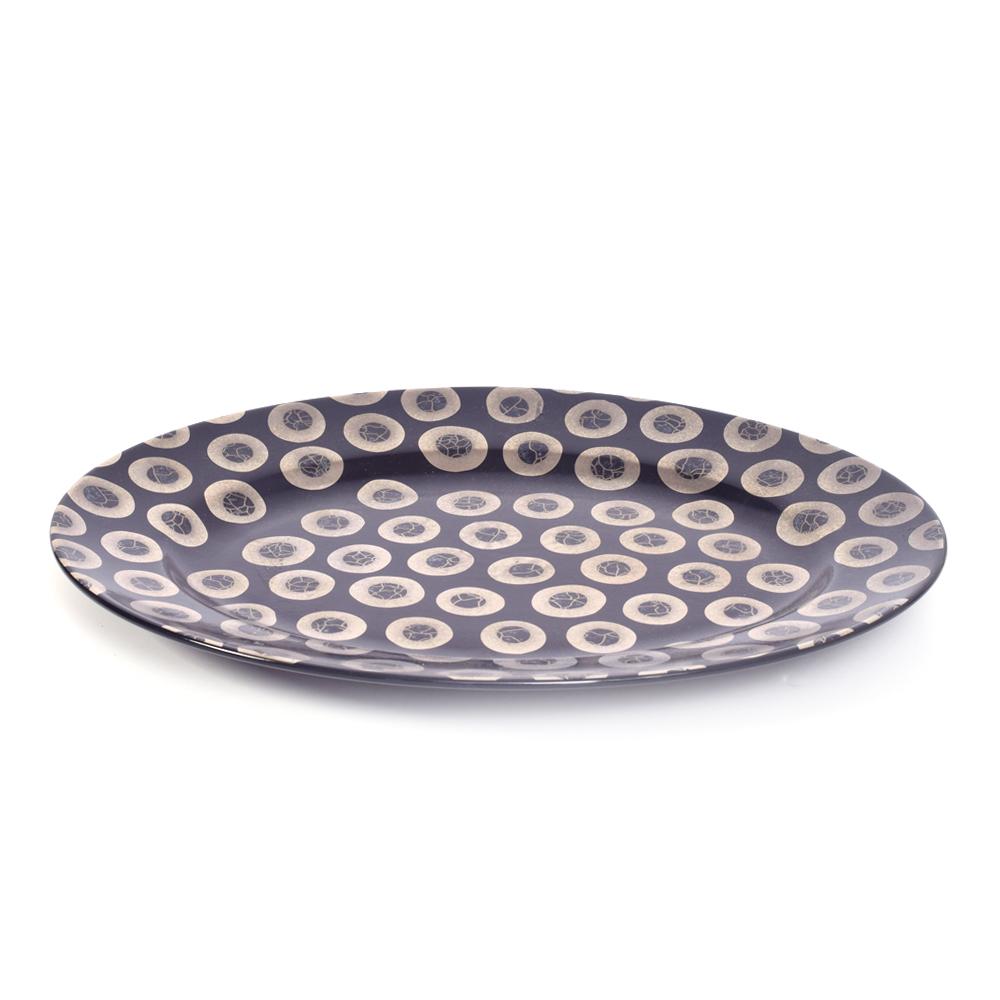 Michael Wainwright Tempio Luna Onyx Plat Oval Platter 130