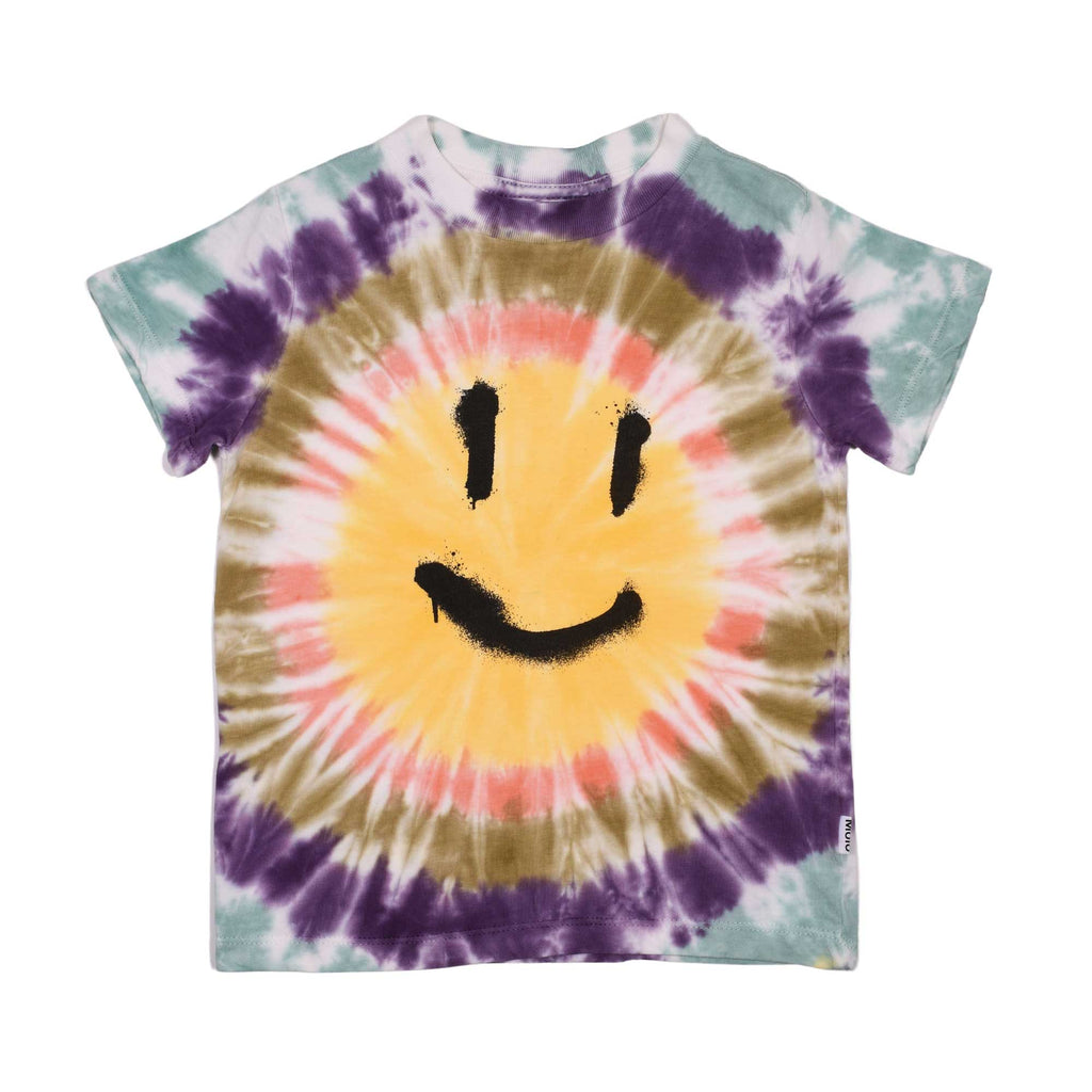 Molo Bolso Kids Road Tie Dye Sun-print Organic Cotton T-Shirt