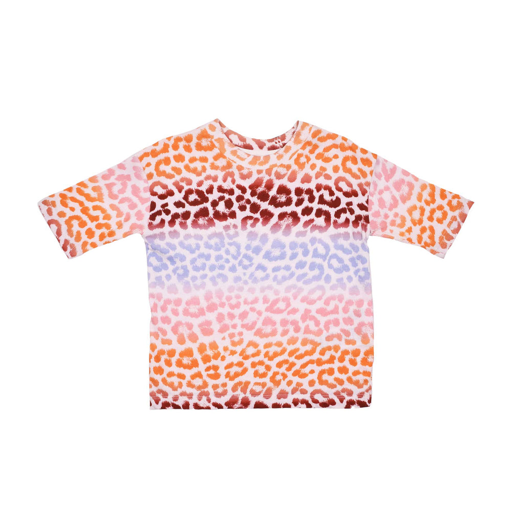 Molo Bolso Kids Reen Jaguar-Print Cotton T-shirt
