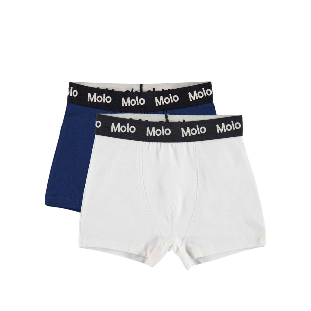 Molo Bolso Kids Logo-Waist Two-Pack Boxer Briefs