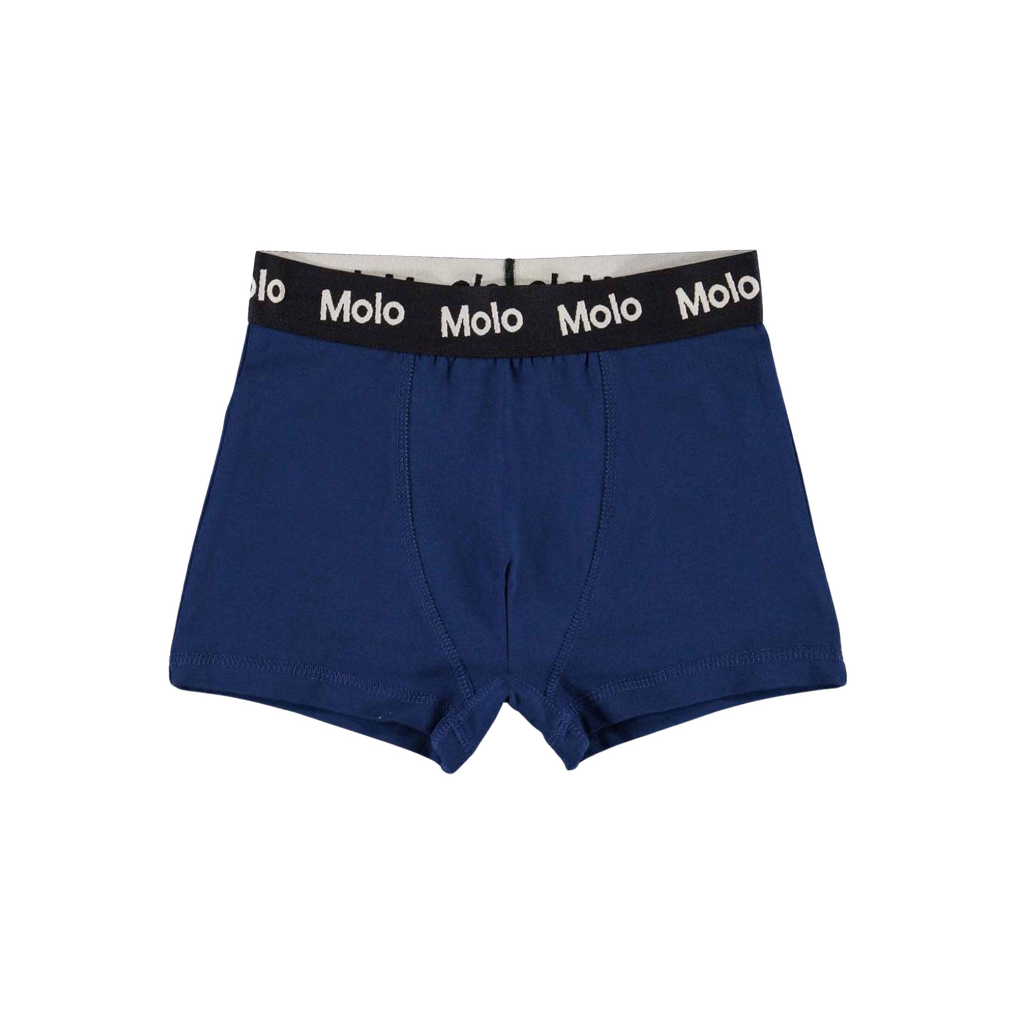 سراويل ملاكمة للأطفال من Molo Bolso بشعار على الخصر - عبوة من قطعتين