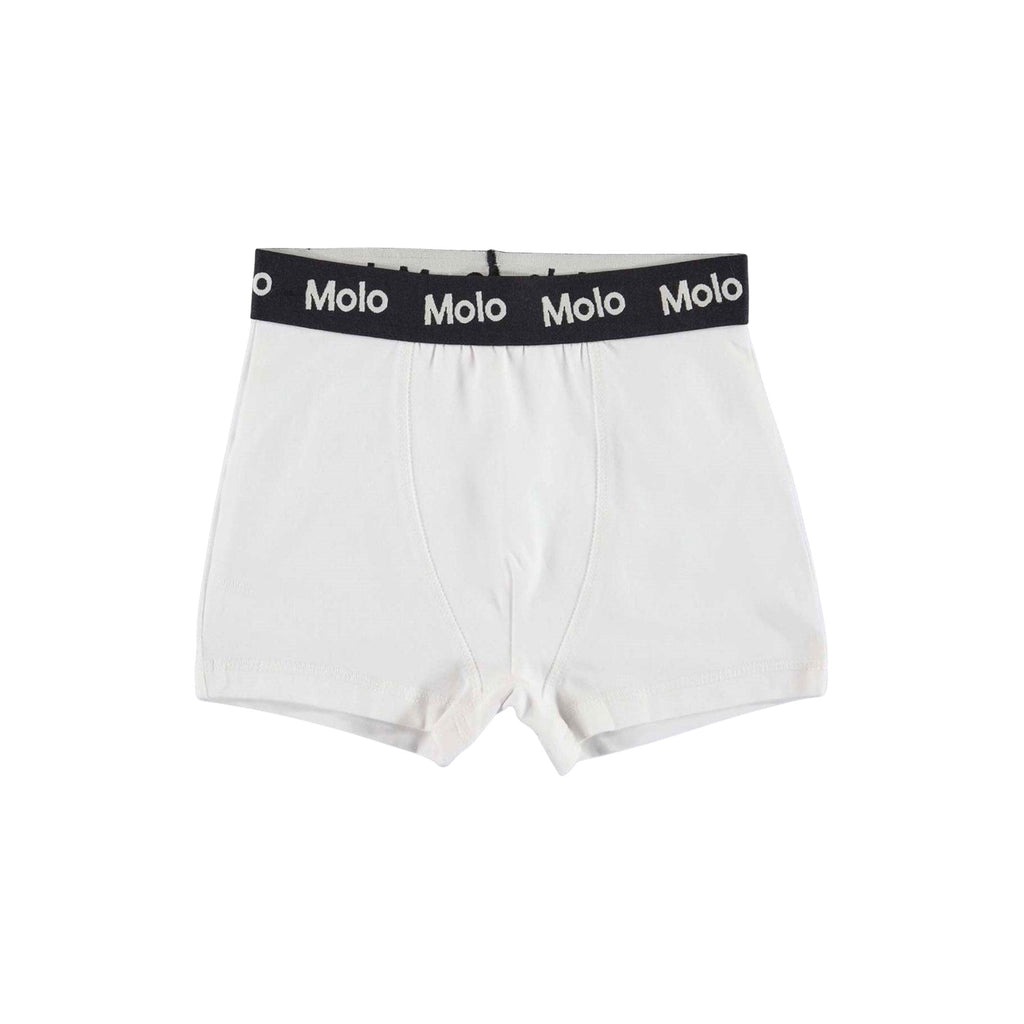 سراويل ملاكمة للأطفال من Molo Bolso بشعار على الخصر - عبوة من قطعتين