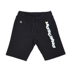 Moschino Kids Teen Logo Print Black T-Shirt and Short Set
