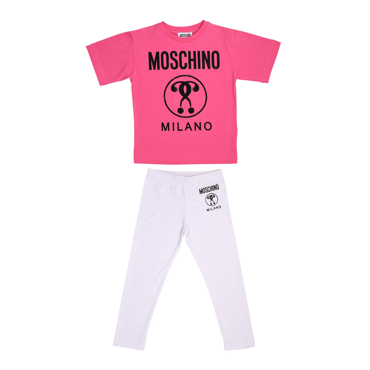 Moschino Kids Logo Print T-Shirt and Legging Set