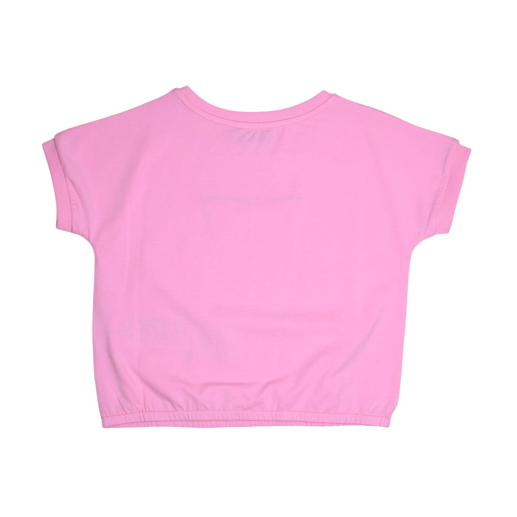 Moschino Kids Teddy Logo Pink T-Shirt and Short Set
