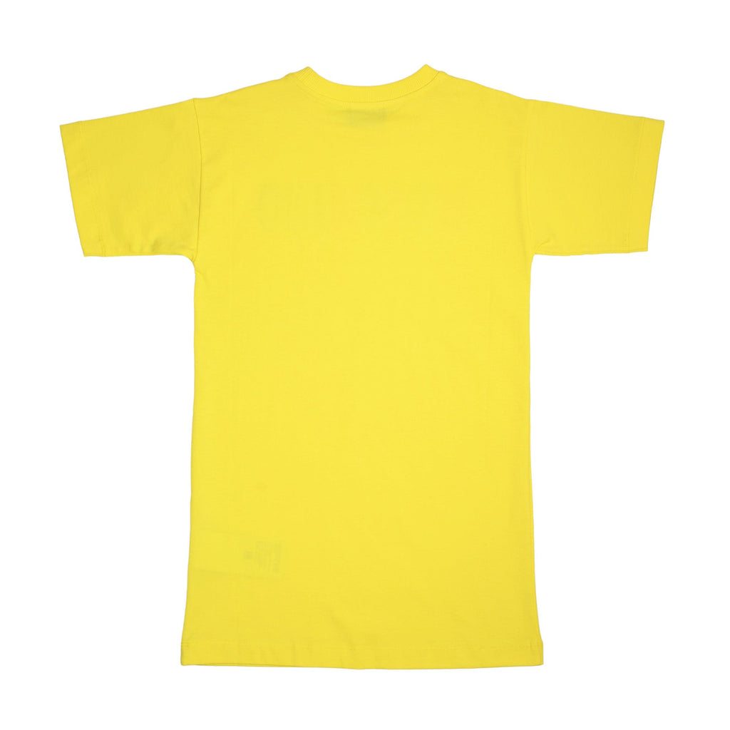 Moschino Kids Logo Print Yellow Dress