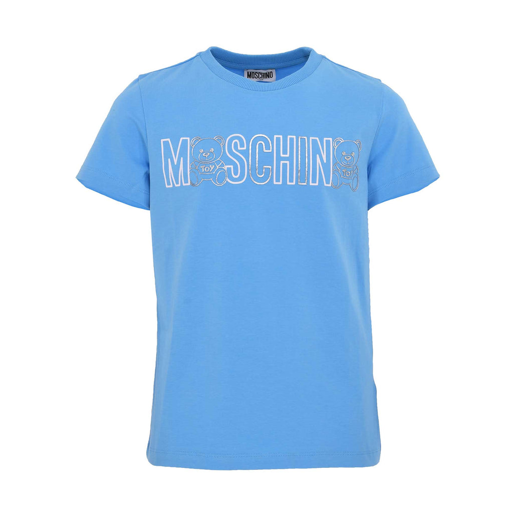 Moschino Kids Logo Cotton T-Shirt
