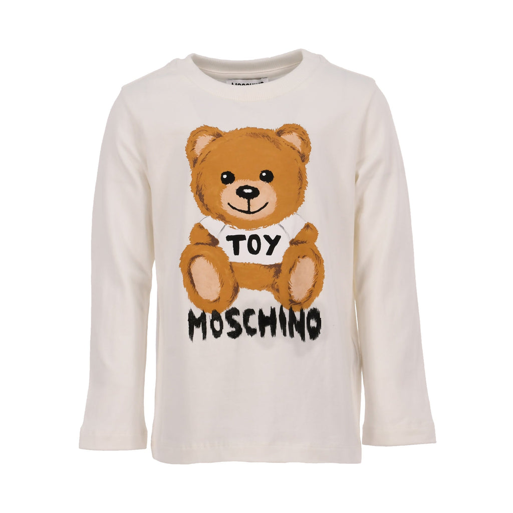 Moschino Kids White Teddy Bear Set T-shirt