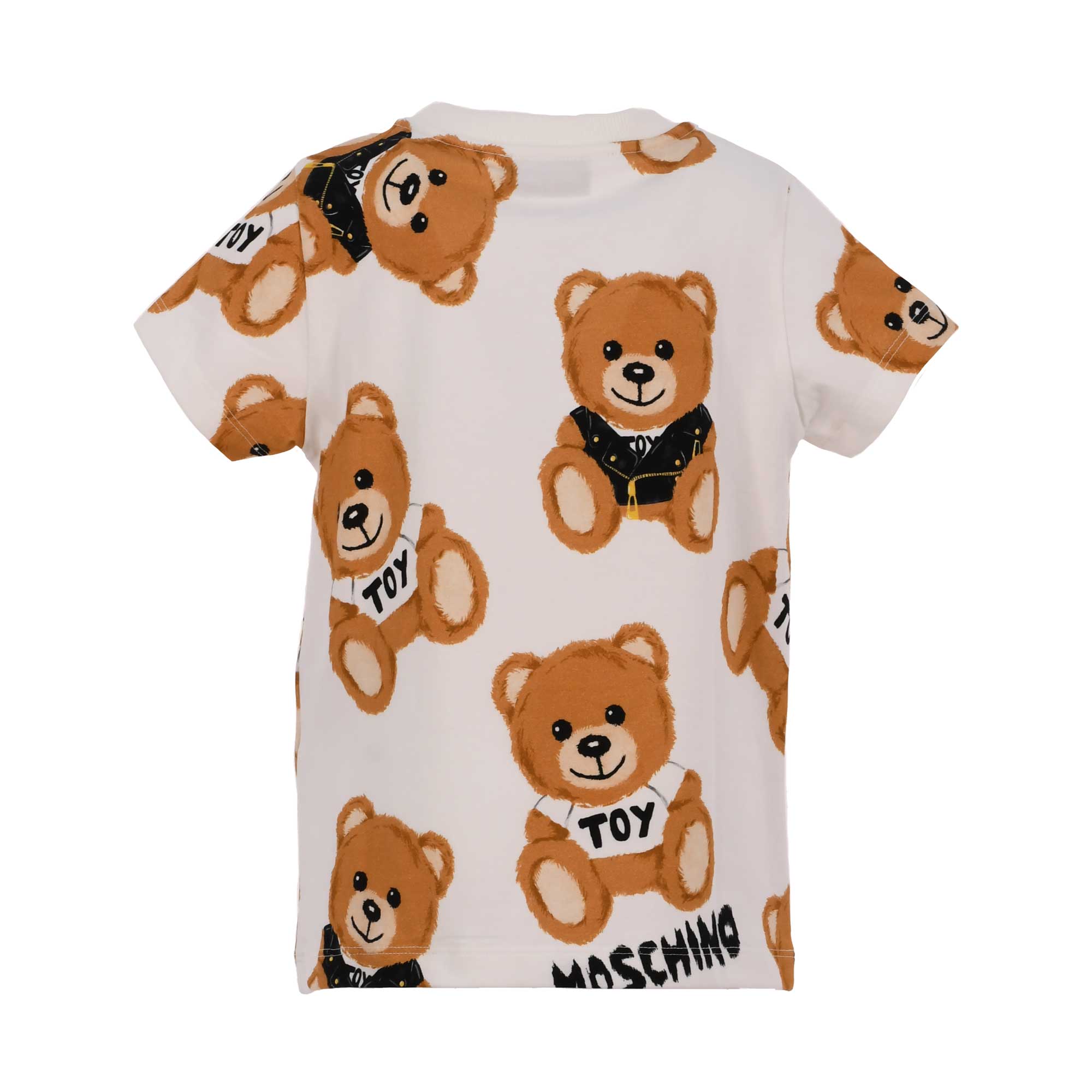 Moschino Kids White Teddy Bear Set T-shirt