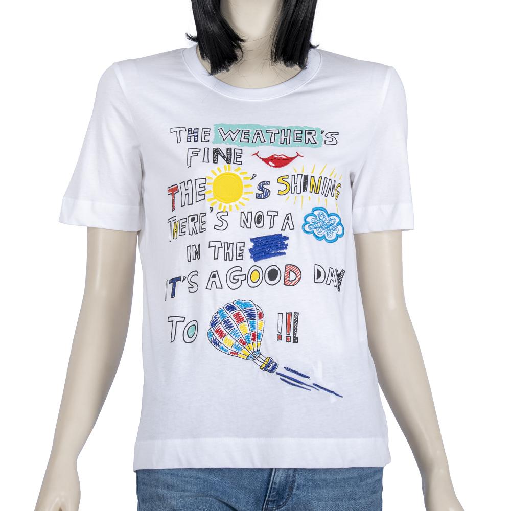 Love Moschino slogan print T-shirt
