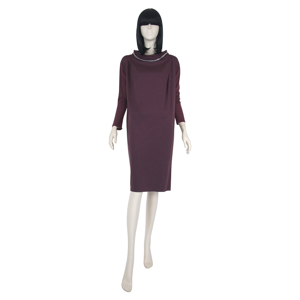 Oblique Women's Bordeaux Dress
