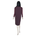 Oblique Women's Bordeaux Dress