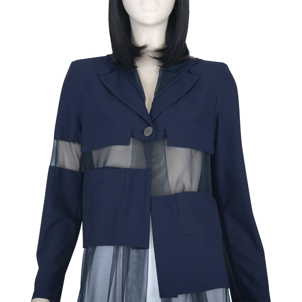 Oblique Women's Blue Jacket