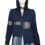 Oblique Women's Blue Jacket