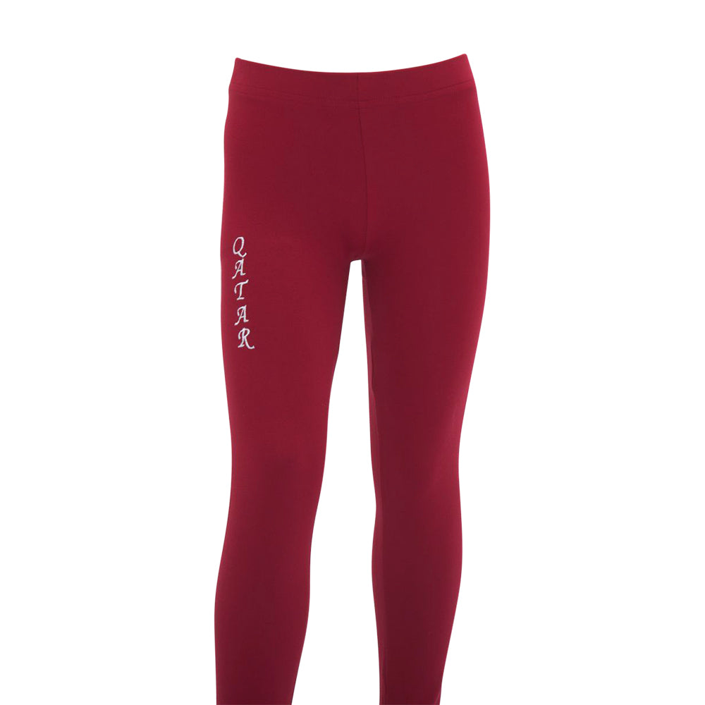 Pear Qatar Burgundy Leggings