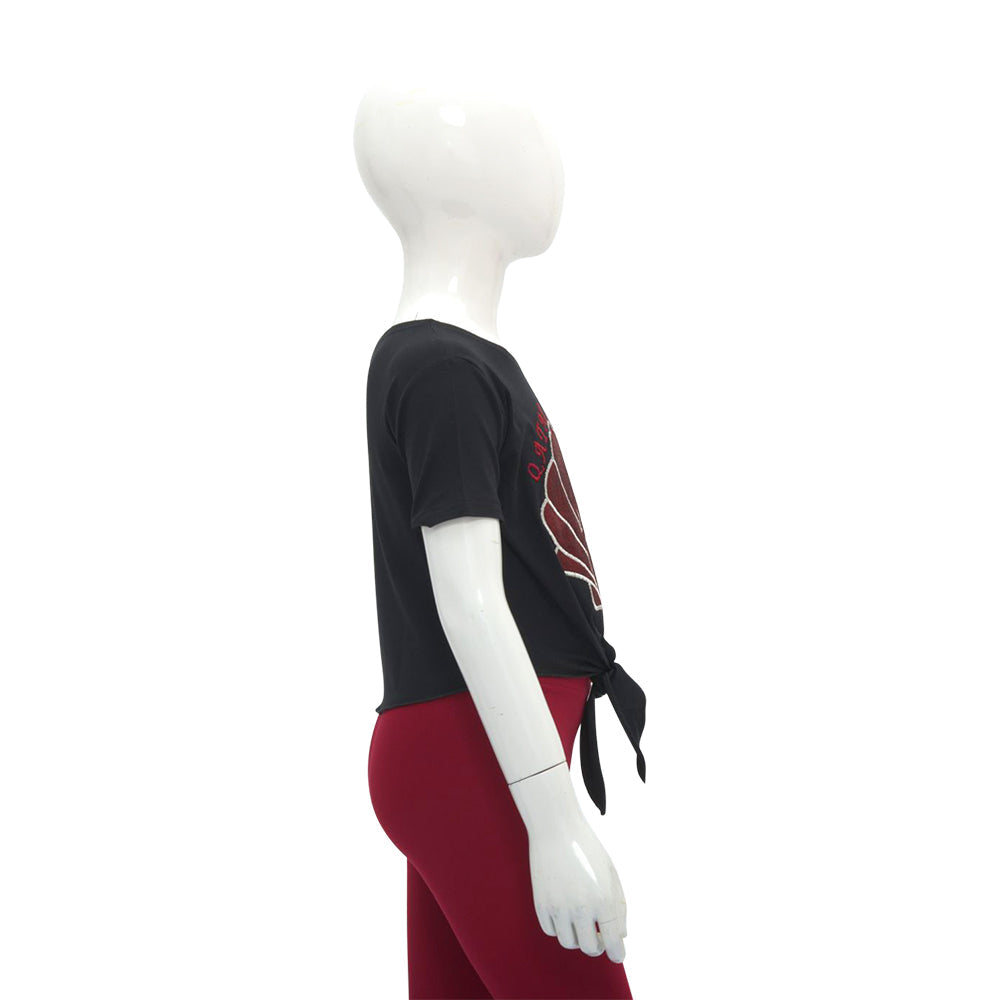 Pear Qatar Black T-Shirt