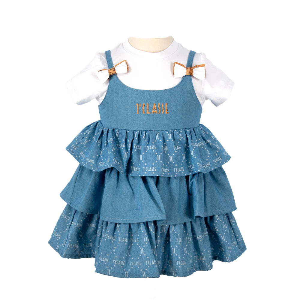 Alviero Martini Geo White Dress
