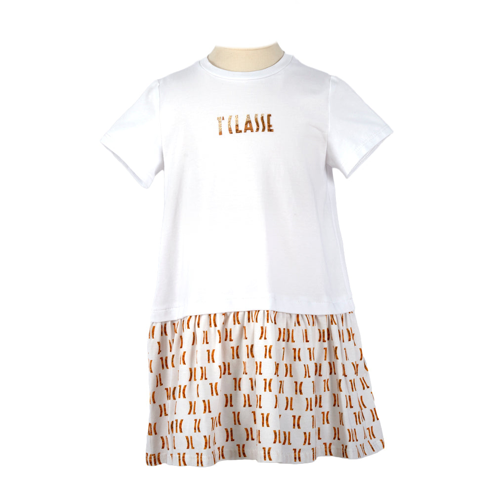 Alviero Martini Geo White Dress