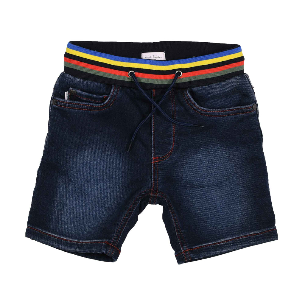Paul Smith Kids Boy's Indigo Blue Shorts