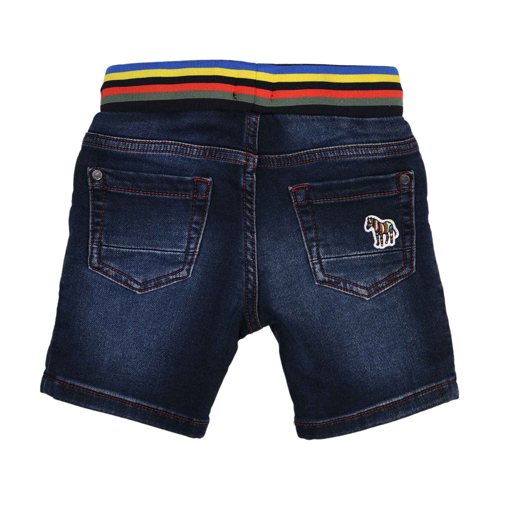 Paul Smith Kids Boy's Indigo Blue Shorts