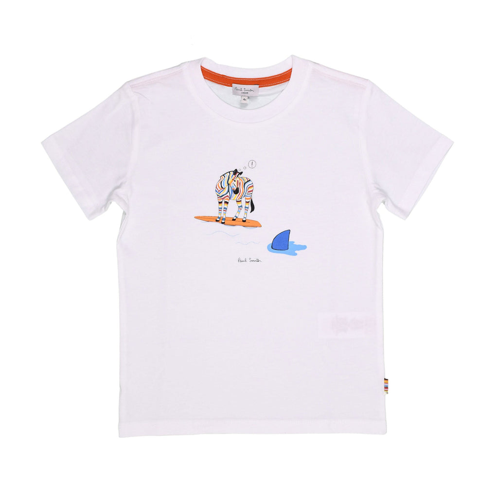 Paul Smith Baby Boy's White Cotton T-Shirt