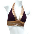 Room 24 Katie Halter Swimwear Metallic Copper