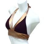 Room 24 Katie Halter Swimwear Metallic Copper