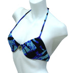 Roberto Cavalli Ara Charm Bra Swimwear Blue Elettrico