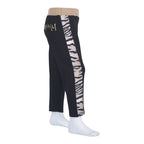 Roberto Cavalli Black & Multicolor Leggings