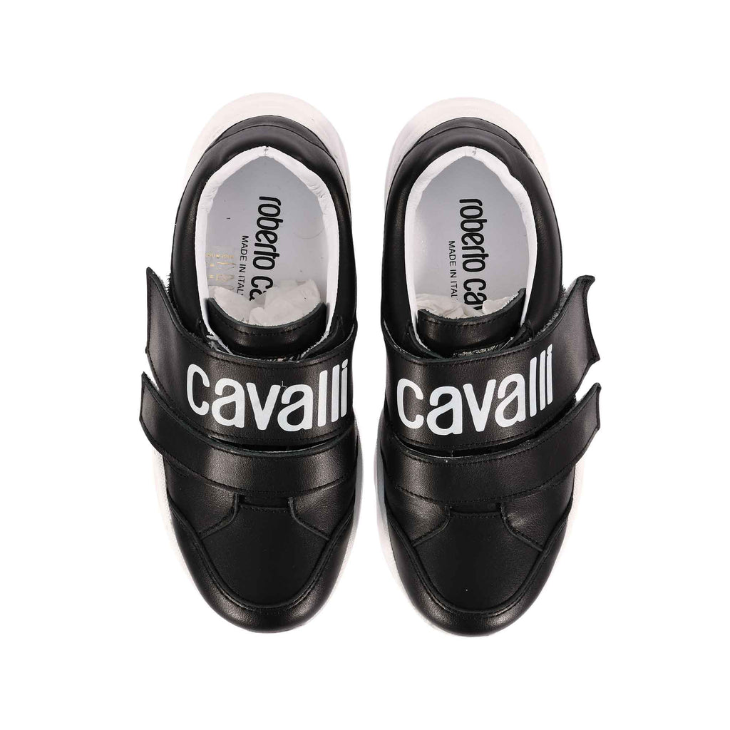 Roberto Cavalli Kids Boy's Black Sneaker