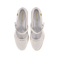Roberto Cavalli Kids Girl's White Gold-Tone Ballerina